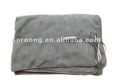 DC 12V auto polyester boa fabric heat blanket