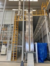 Electrostatic powder coating lines