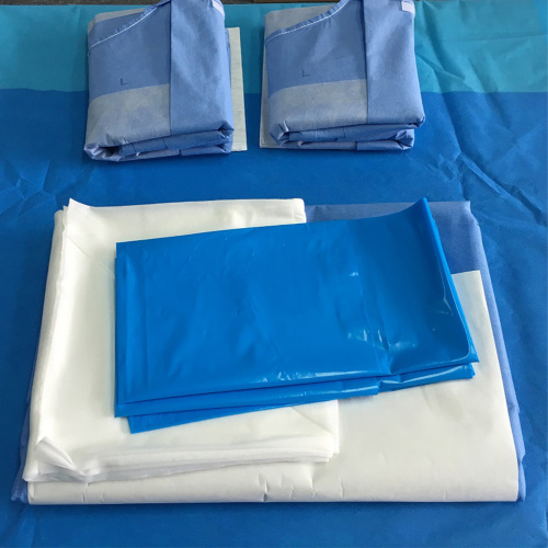 Pack de césariennes chirurgicales stériles jetables