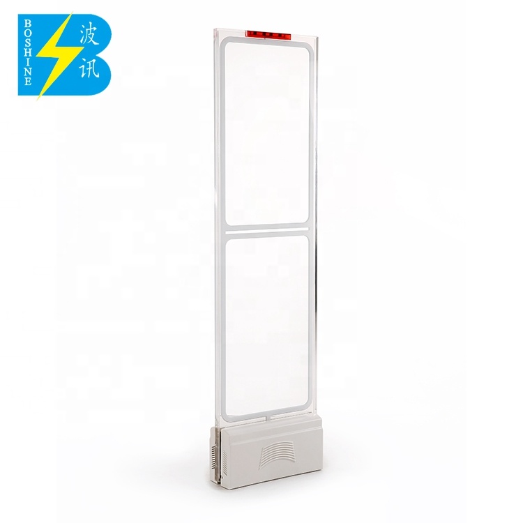 EAS am sensor acrylic antitheft gate 58KHz system for clothing store