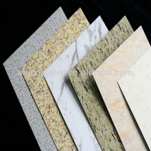 Decorative Stone Marble Finish Aluminum Composite Wall Panel