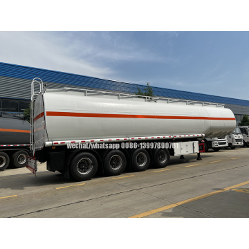 4 Axles 60,000liters Fuel/Oil/Petrol/Diesel Transport Semi Trailer