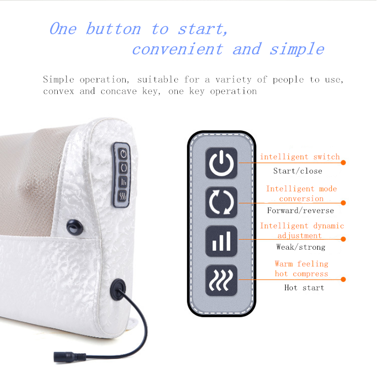 Neck massager multi-functional lumbar electric pillow shoulder back neck household cushions