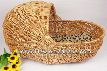 wicker moses basket baby carrying basket