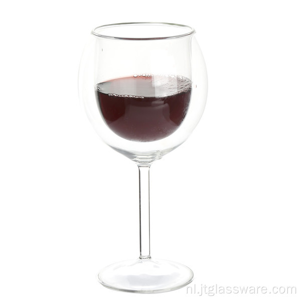 Onbreekbaar rode wijnglas