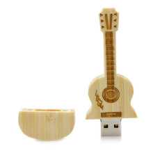 16GB Wooden Guitar Shaped USB Flash Drive