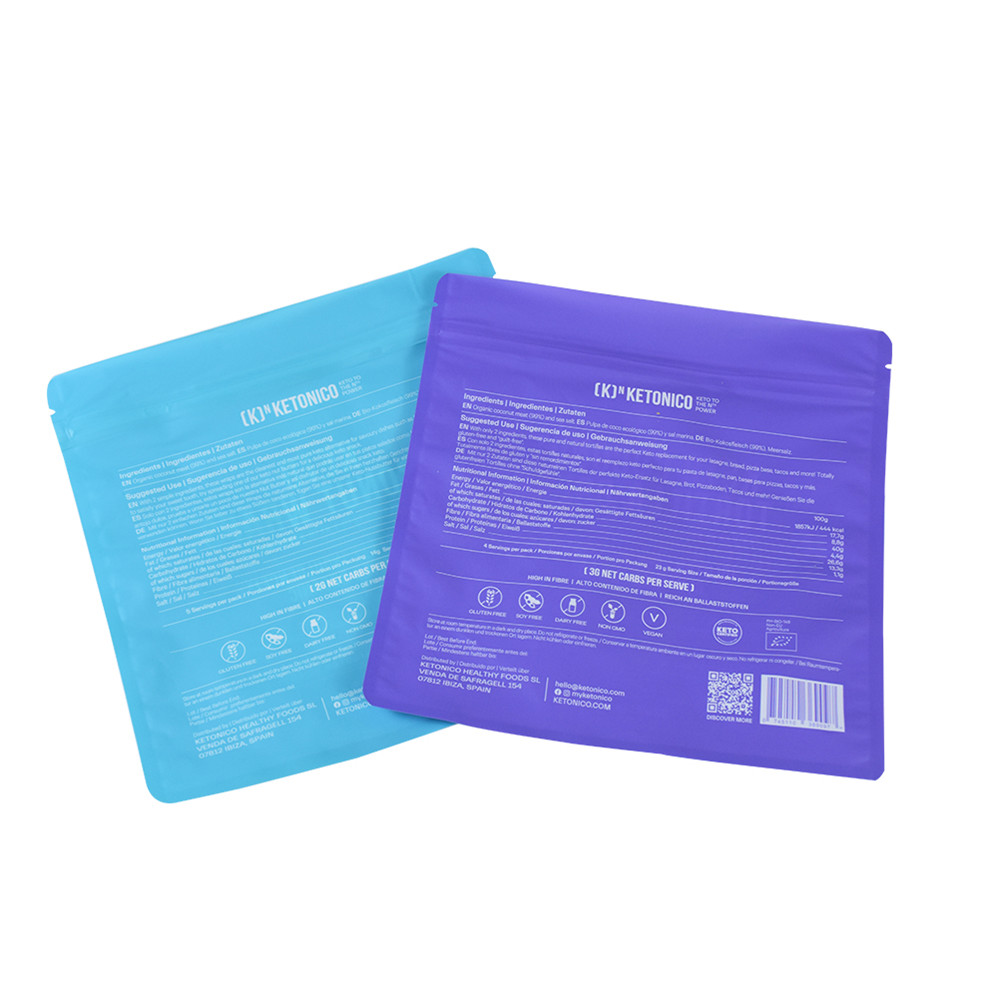 Resealabele Ziplock Top Packaging Seal Compostable Flat Bag