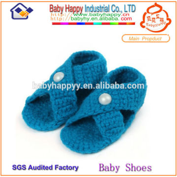 Summer boy baby shoe knitting pattern