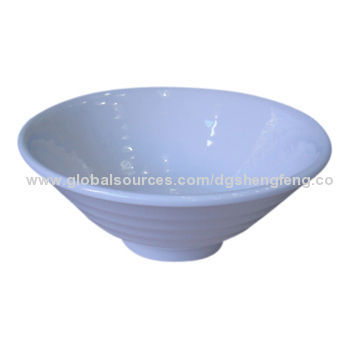 Melamine whorl bowl