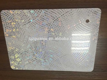 high gloss opaque laser print pvc film