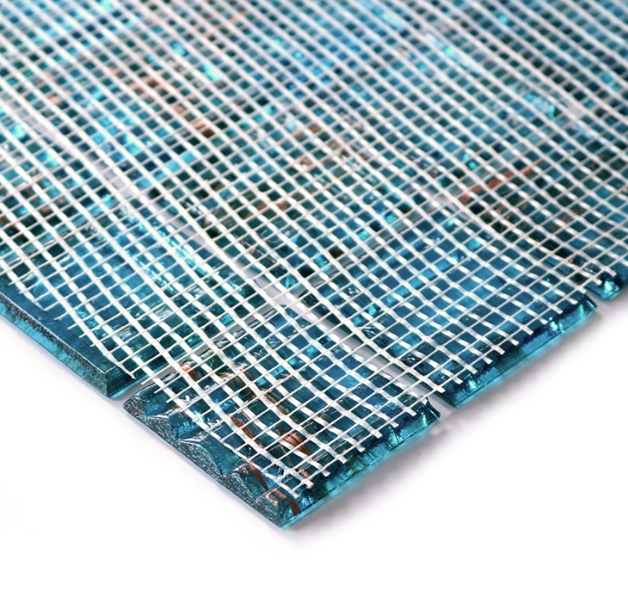 Large mosaic glass swimming pool tiles