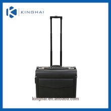 HOT SALE! wheeled pilot case/leather trolley pilot case/trolley pilot case