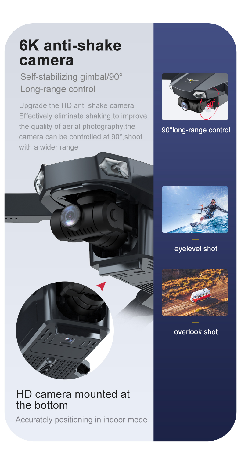 JJRC X20 Drone GPS Wifi FPV 6K HD Quadcopter with Camera 3-Axis Gimbal 28mins Flight Time Profesional RC Drones Dron Remote Toys