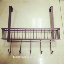Over the Door Basket with Hooks door hanging basket