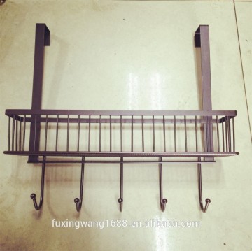 Over the Door Basket with Hooks door hanging basket
