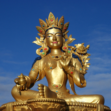 Large giant metal bronze tibetan buddha sculpture statue