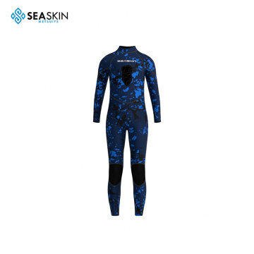 Zeegust aangepast één stuk kinderen 2,5 mm duiken snorkelende kinderen wetsuit