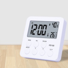 LED Humidity Meter Alarm Clock: Display Temperature and Humidity