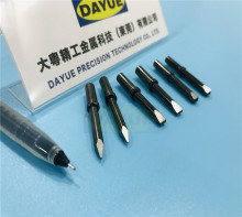 Plastic mold ejector and punch with DLC coating