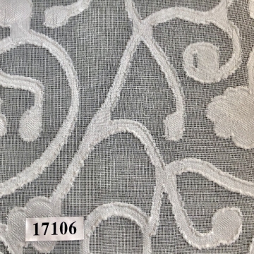 Big Flower Polyester Jacquard Fabric