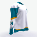Tissu en jersey de hockey, 100% polyester, de grande qualité, surdimensionné pour adultes