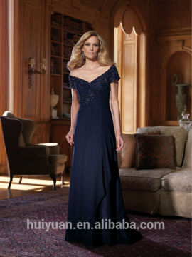 royal blue beaded cap sleeve chiffon mother discount evening gowns