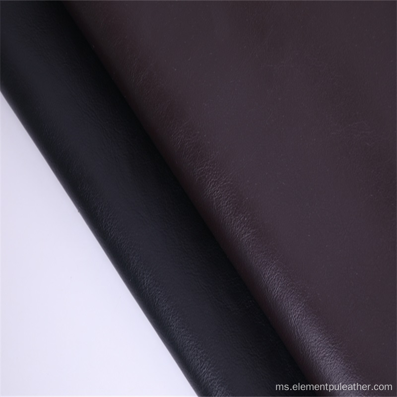 ECO Friendly Black Elastic Water Based PU Leather