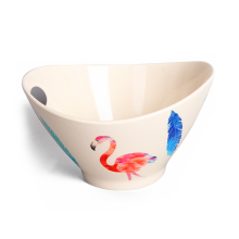 Bamboo Fiber Oval Fruit Salad Bowl