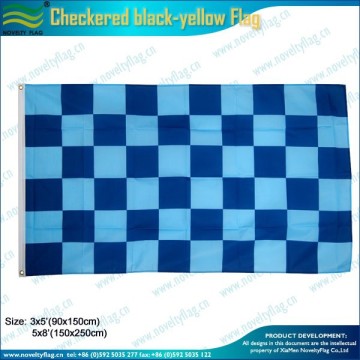 3x5ft Checkered blue blue Flag
