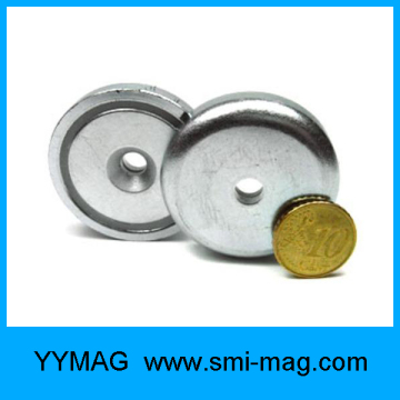 China manufacturer rare earth pot magnets for sale