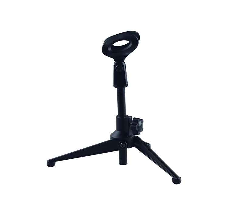 Desktop Tablet Mic Microphone Stand Tabletop Clip Holder