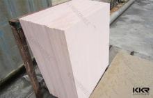Decorative Quartz Stone Wall Tile / Pink Artificial Stone F