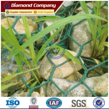 Pvc coated galvanized wire Gabion baskets