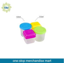 4pcs Mini plastic container set