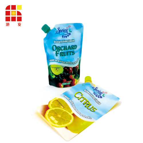 Laminated Packaging Liquid Dish Washing Pouch