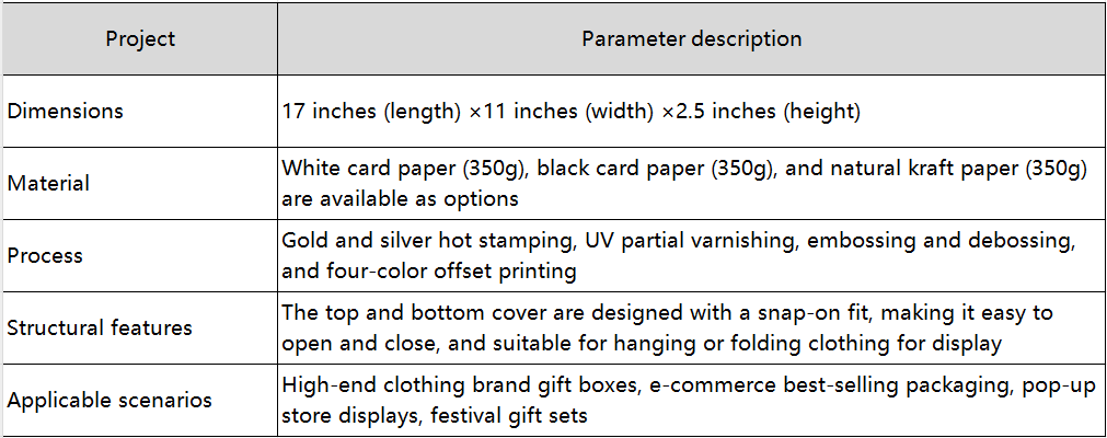 personalised clothing packaging
