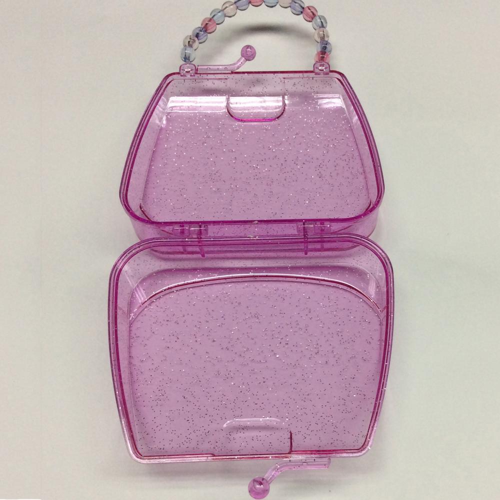 Plastic handbag storage box