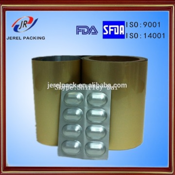 FDA Certificated Printed Alu Alu Foil/Cold Forming Aluminum Foil/Alu Alu Bottom Foil