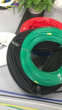 Electronic insulating silicone rubber braid sleeve white