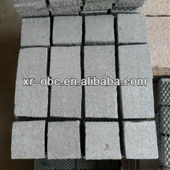 grey stone tiles pavements (Granite pavement)