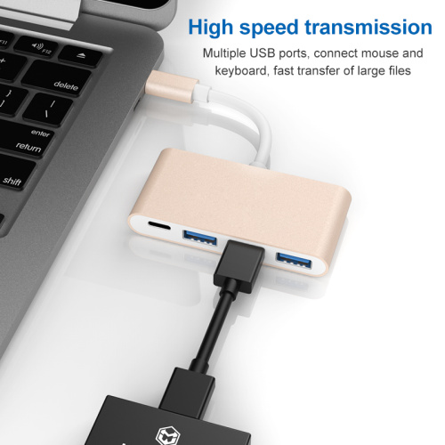 Usb-C Hub 4 In 1 With Fast Charging