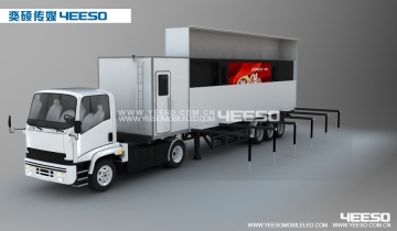 YEESO Mobile Stage Truck, Road Show Container, LED Stage Truck YES-C40