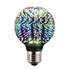 G80 3D firework light bulb for decoration home garden