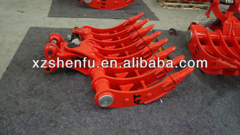 Excavator Rake Tilt Rake