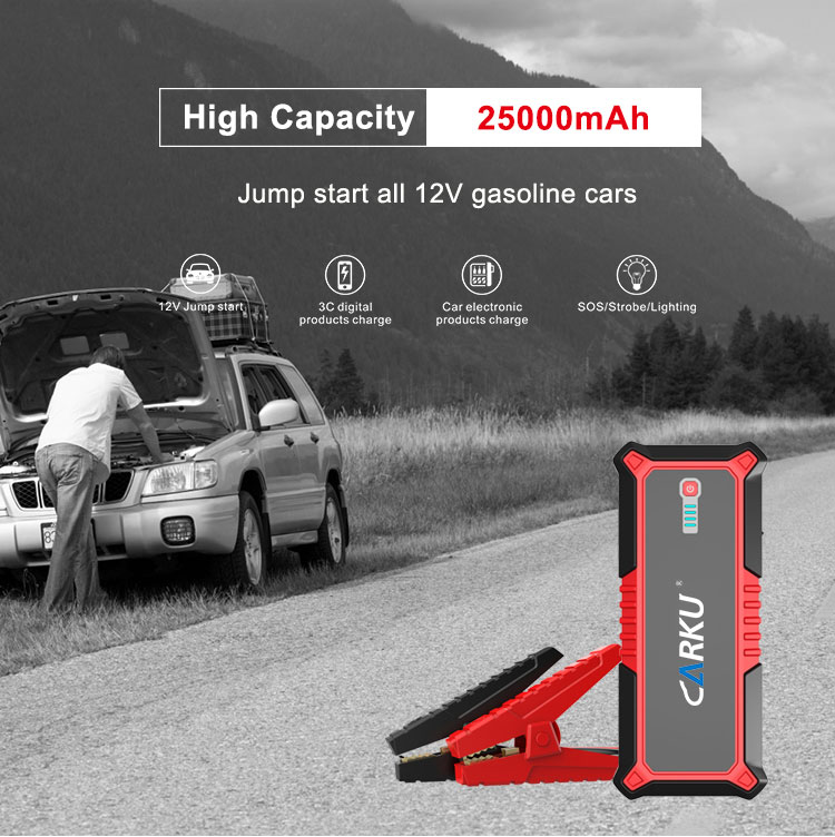 12 volt emergency car jump starter battery When the car battery break down help start the car for auto assistance