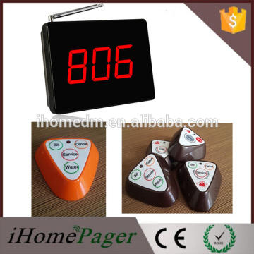 Restaurant service equipment guest waiting system