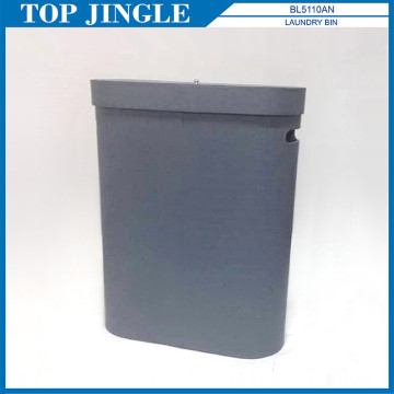 Wholesale Anthracite Flat Oval Shape Laundry Bin