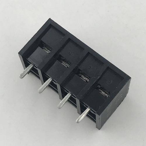 Morsettiera barriera nera PCB con passo di 6,35 mm