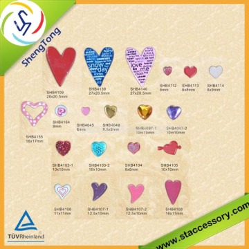 New Craft scrapbooking heart brads