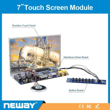 7 inch HD MI controller LCD TFT touch screen skd module raspberry pi